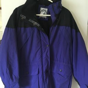 Ski jacket medium purple/black
